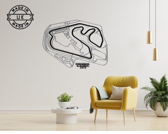 Interlagos Circuit Metal Wall Art