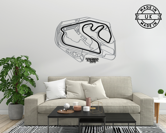 Interlagos Circuit Metal Wall Art