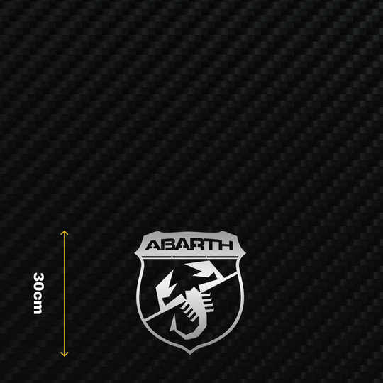 ABARTH Metal Stainless Steel Sign Wall Art