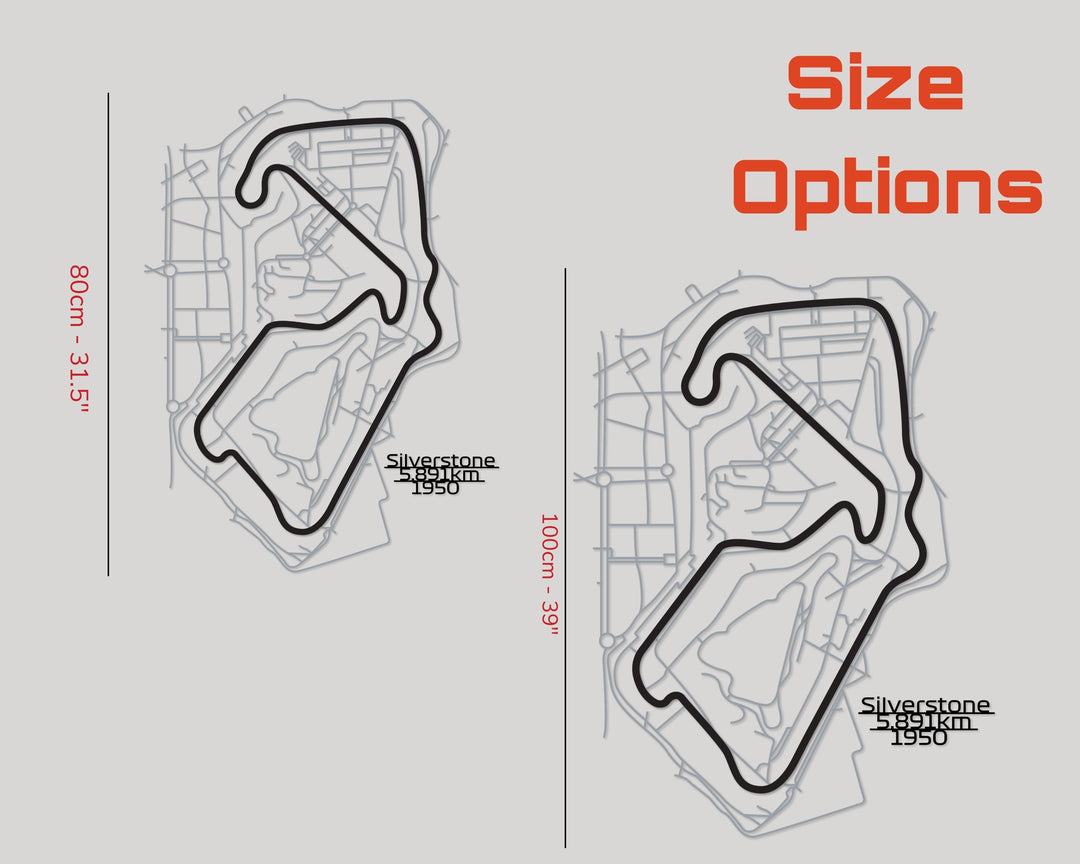 Silverstone Circuit Metal Wall Art