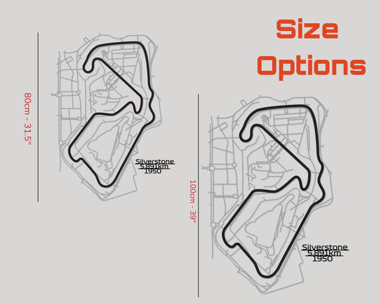 Silverstone Circuit Metal Wall Art