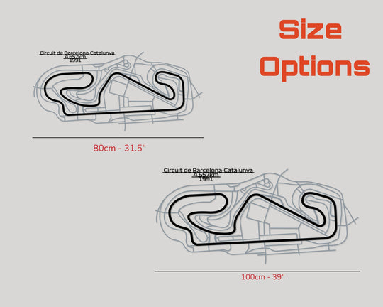 Spain,Circuit de Barcelona-Catalunya Detailed multilayered Metal Wall Art
