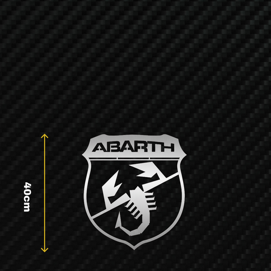 ABARTH Metal Stainless Steel Sign Wall Art