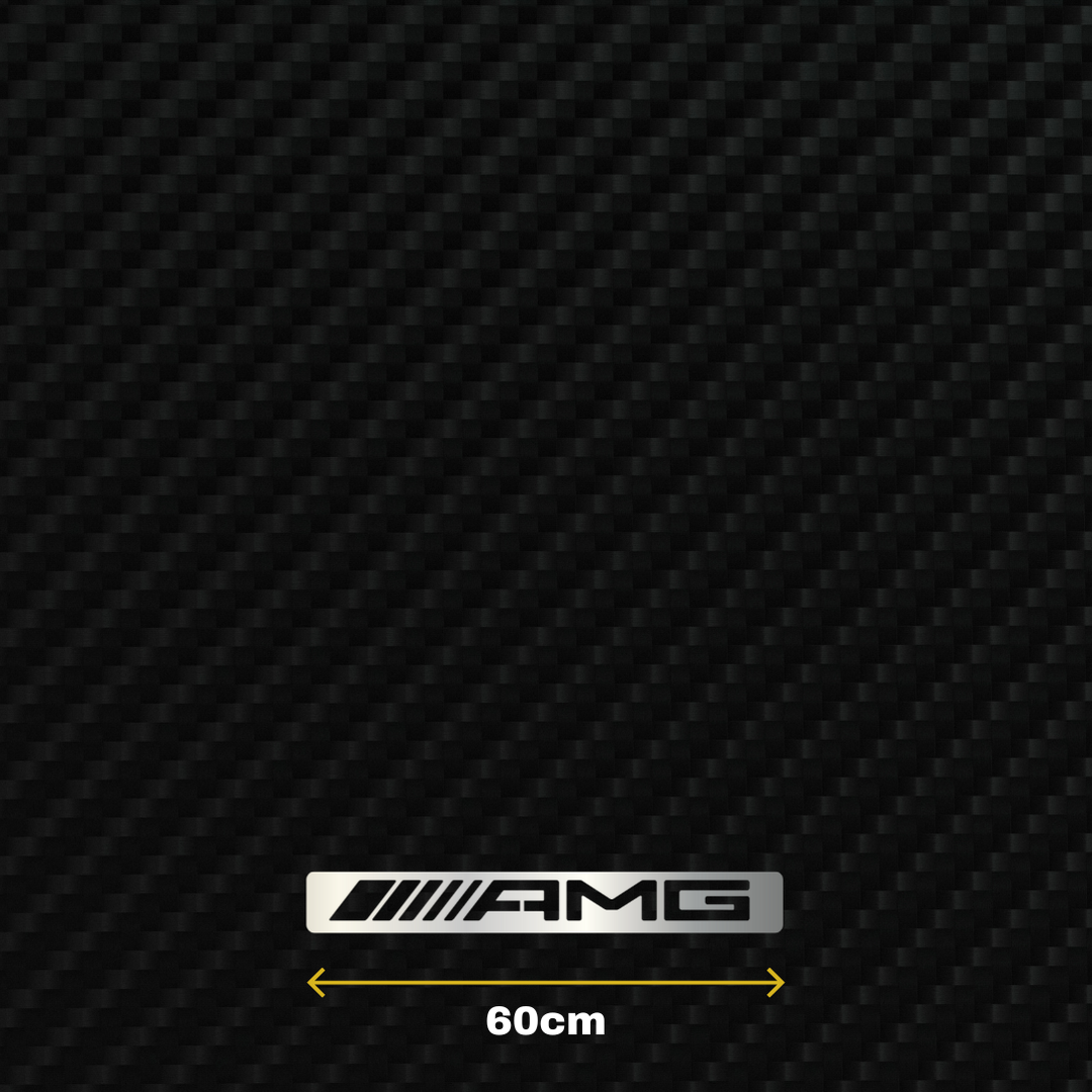 AMG Metal Stainless Steel Sign Wall Art