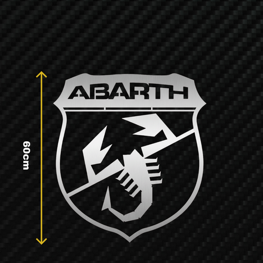 ABARTH Metal Stainless Steel Sign Wall Art