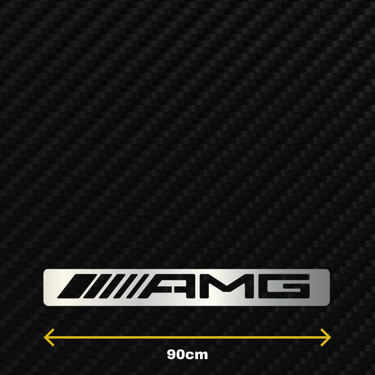 AMG Metal Stainless Steel Sign Wall Art