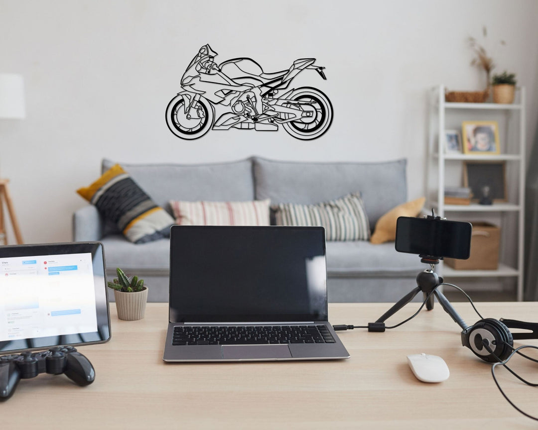 M1000 RR, Detailed Silhouette Metal Wall Art