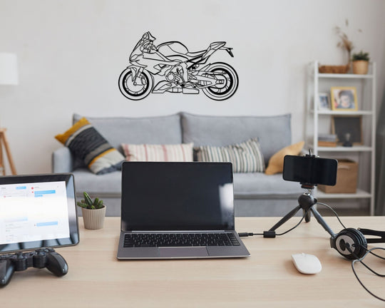 M1000 RR, Detailed Silhouette Metal Wall Art