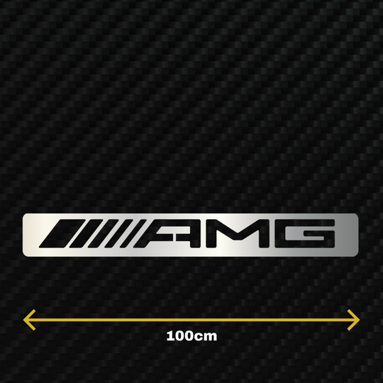 AMG Metal Stainless Steel Sign Wall Art