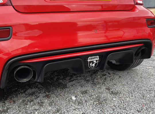 ABARTH Metal Stainless Steel Sign Wall Art