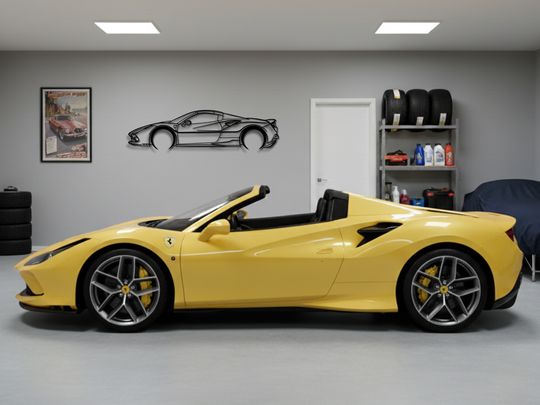 F8 Spider, Detailed Silhouette Metal Wall Art