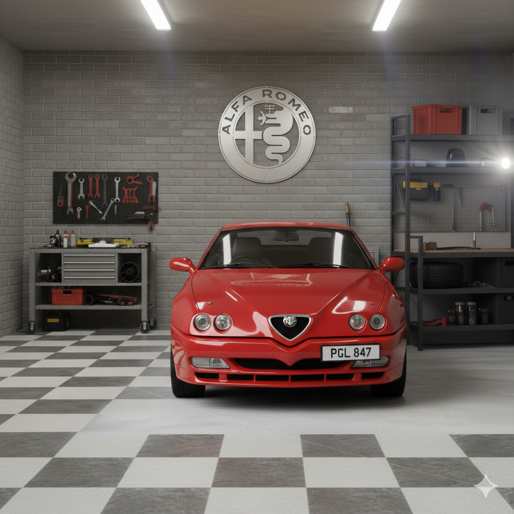 ALFA ROMEO Metal Stainless Steel Sign Wall Art