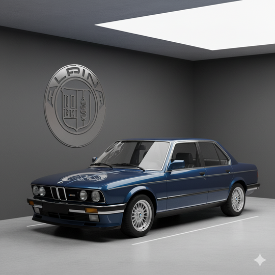 ALPINA Metal Stainless Steel Sign Wall Art