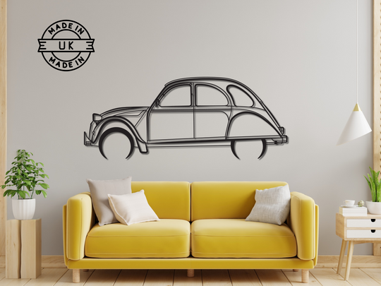 C2CV Dolly, Detailed Silhouette Metal Wall Art