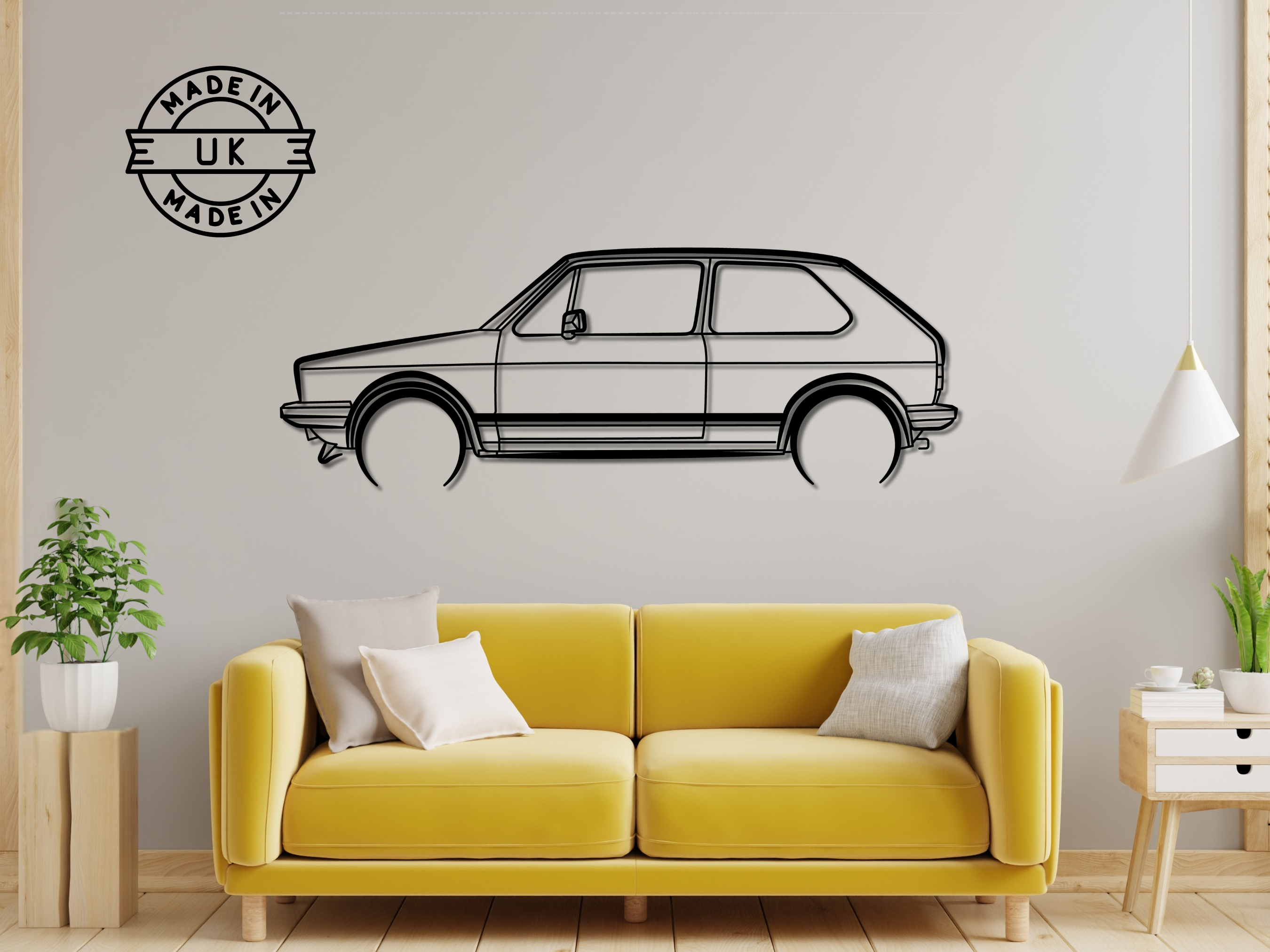 Golf MK1 GTI Detailed Silhouette Metal Wall Art CarWallArtUk golf-mk1-gti-detailed-silhouette-metal-wall-art-carwallartuk