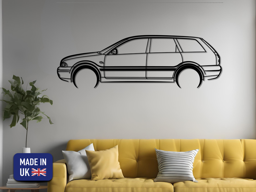 A4 B5 Estate, Detailed Silhouette Metal Wall Art