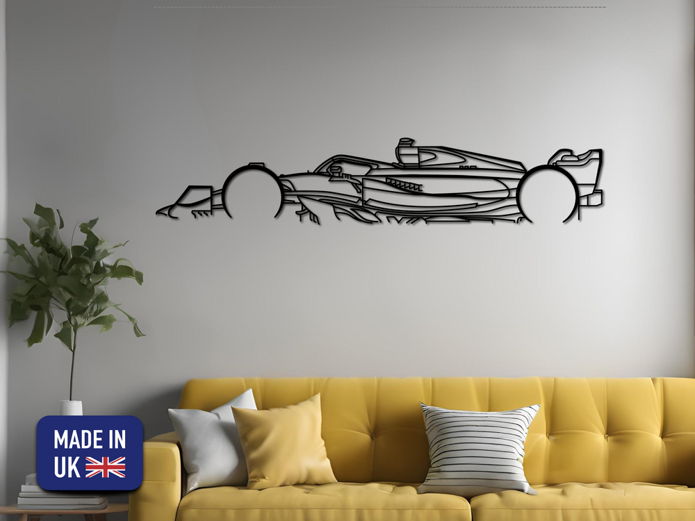 W14 - 2023, Detailed Silhouette Metal Wall Art