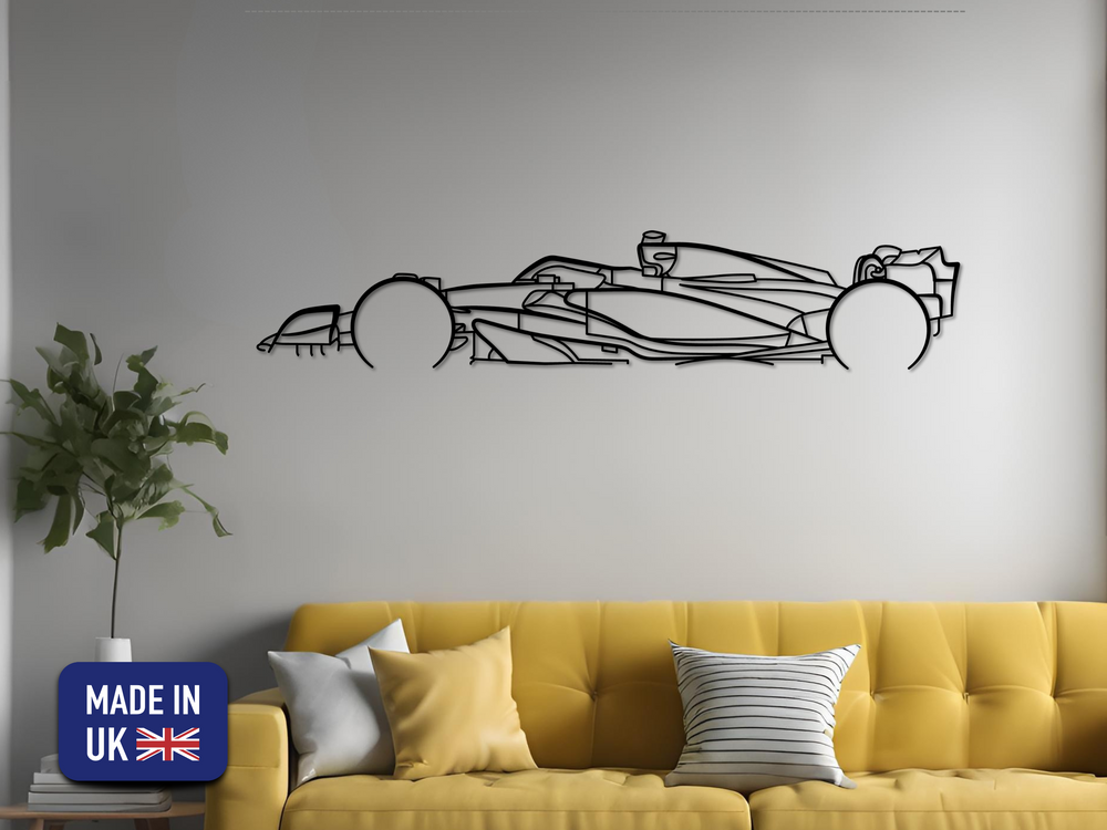 AMR 23 - 2023, Detailed Silhouette Metal Wall Art