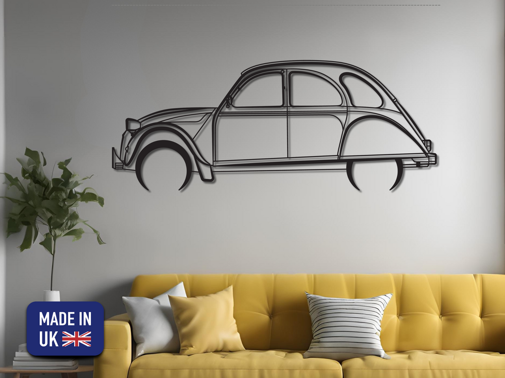 C2CV Dolly, Detailed Silhouette Metal Wall Art
