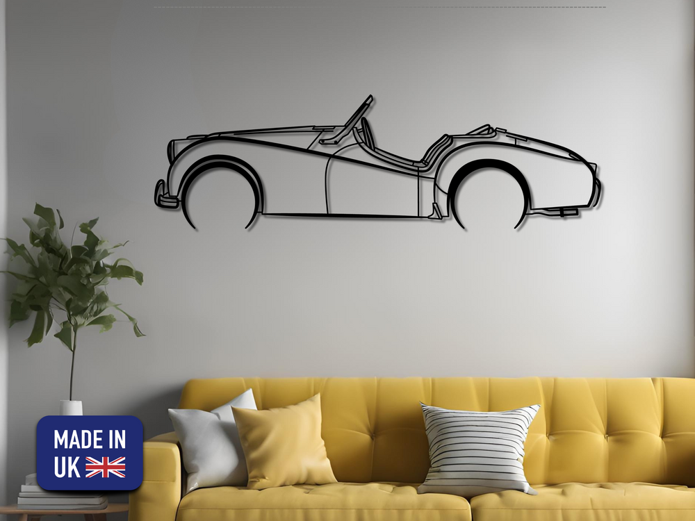TR2, Detailed Silhouette Metal Wall Art