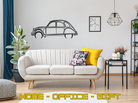 C2CV Dolly, Detailed Silhouette Metal Wall Art