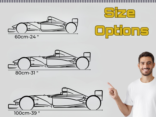 MP4/13, Detailed F1 Silhouette Metal Wall Art