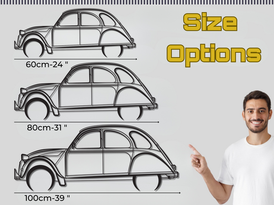 C2CV Dolly, Detailed Silhouette Metal Wall Art