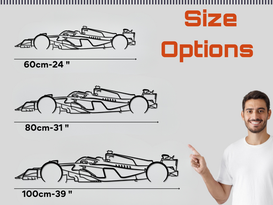 SF-23 - 2023, Detailed Silhouette Metal Wall Art