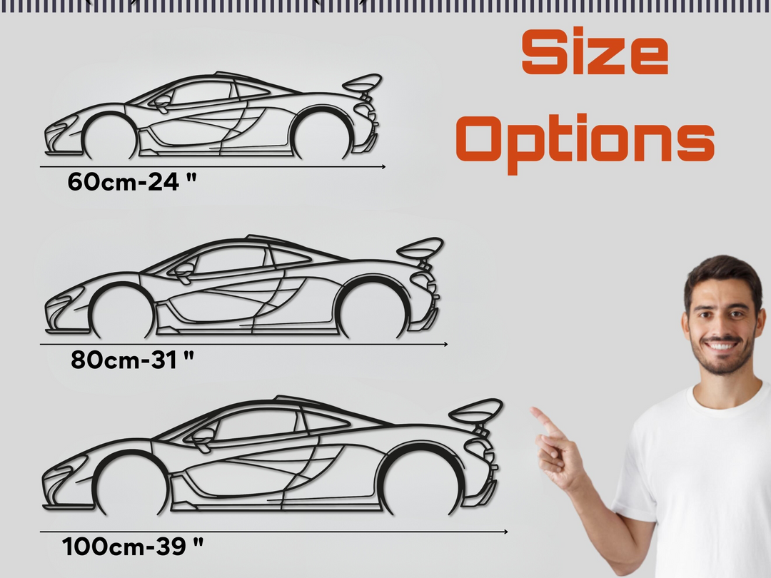 P1, Detailed Silhouette Metal Wall Art