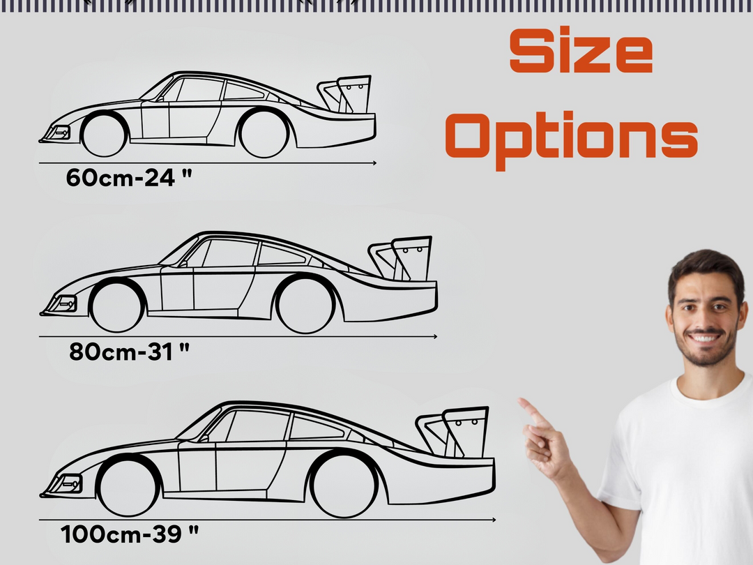 935 Racer, Detailed Silhouette Metal Wall Art