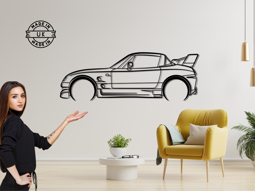 Modified Cappuccino, Detailed Silhouette Metal Wall Art