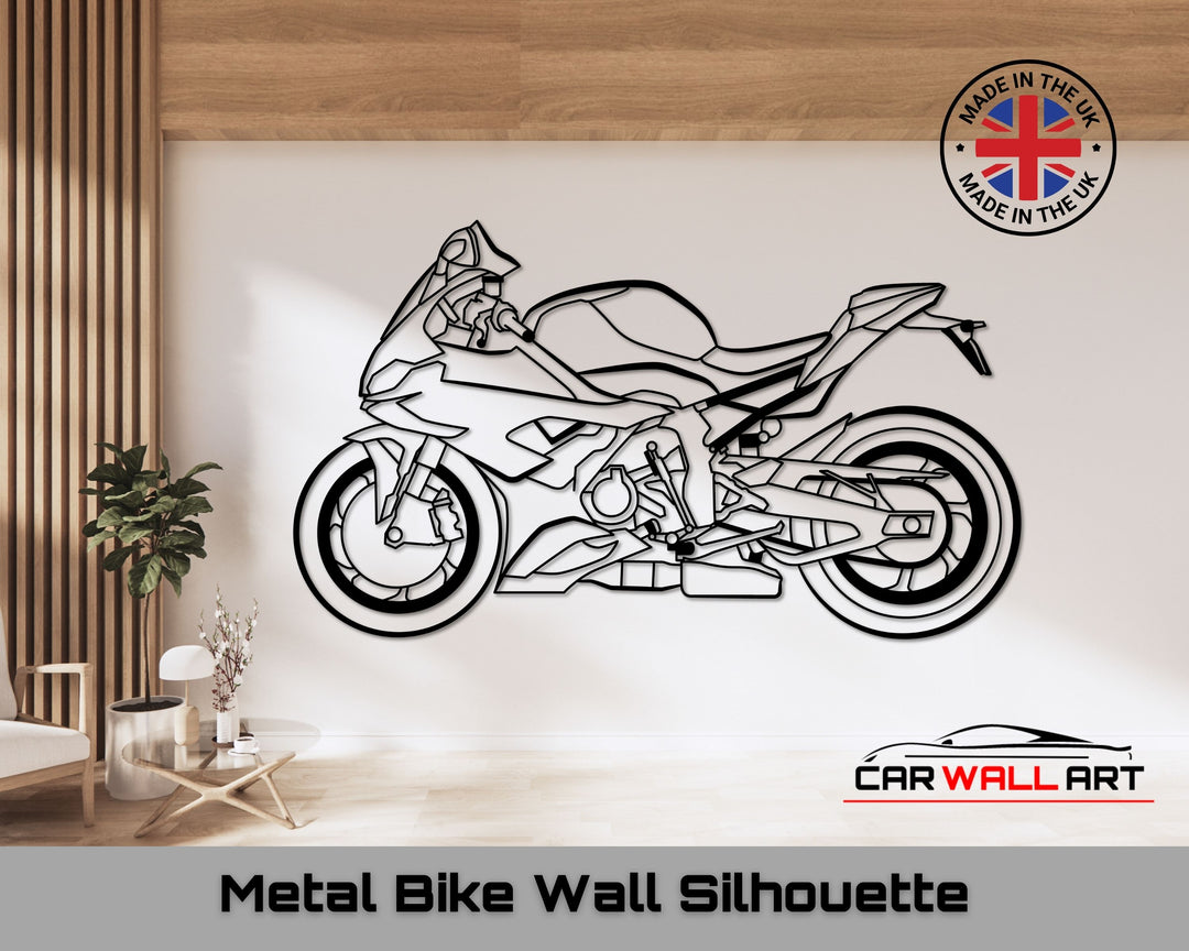 M1000 RR, Detailed Silhouette Metal Wall Art
