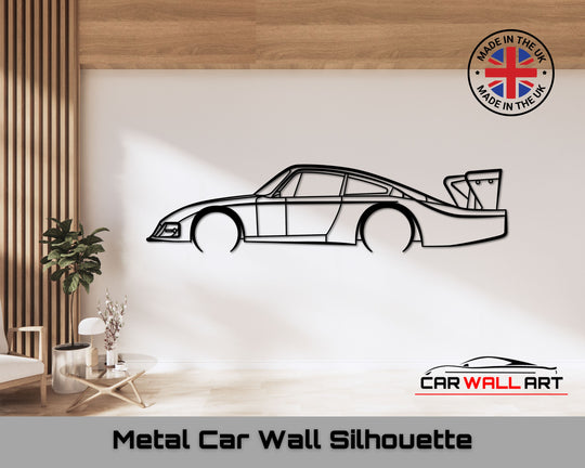 935 Racer, Silhouette Metal Wall Art