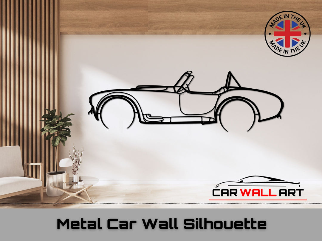 Shelby Cobra, Silhouette Metal Wall Art