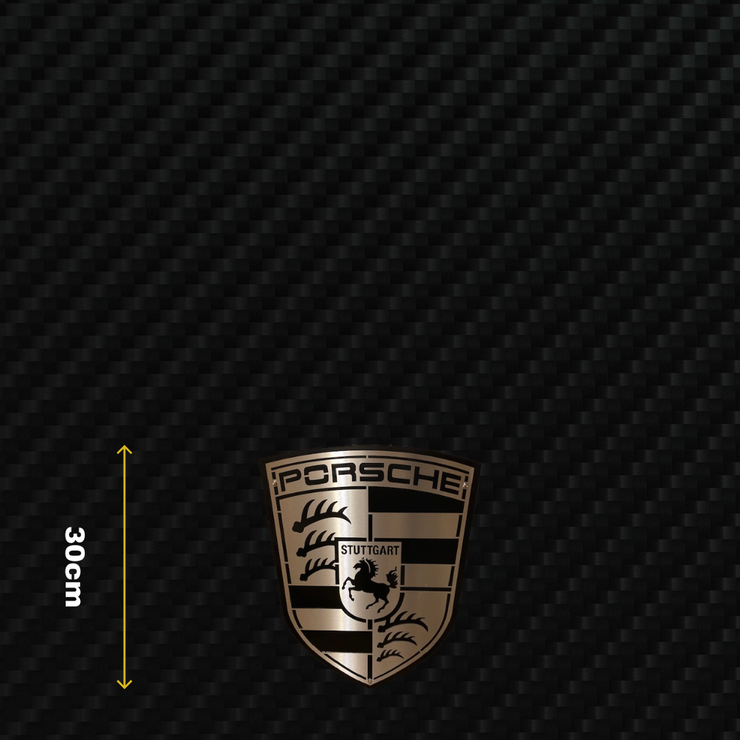 PORSCHE Metal Stainless Steel Sign Wall Art