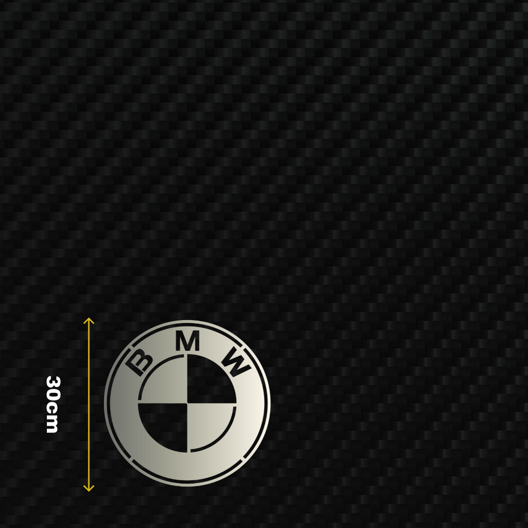 BMW Metal Stainless Steel Sign Wall Art