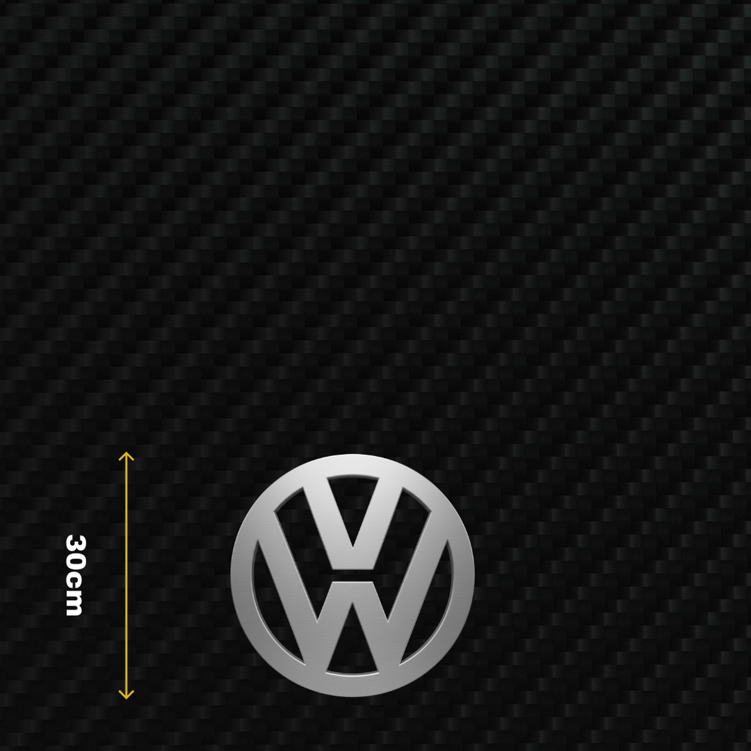 VW Metal Stainless Steel Sign Wall Art