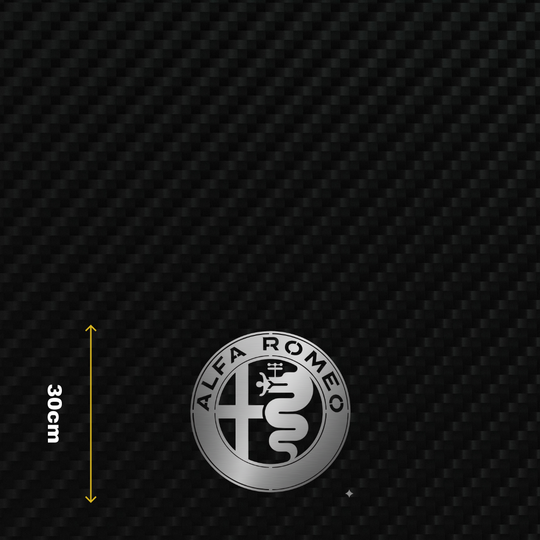 ALFA ROMEO Metal Stainless Steel Sign Wall Art