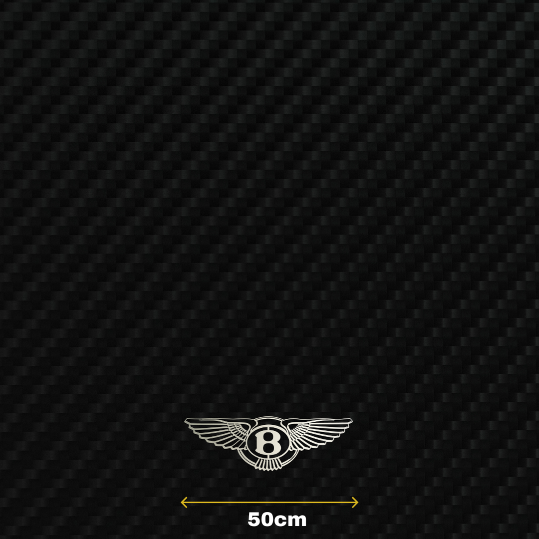 BENTLEY Metal Stainless Steel Sign Wall Art