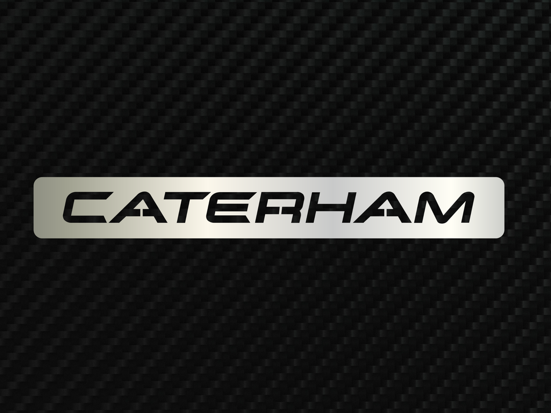 CATERHAM Metal Stainless Steel Sign Wall Art