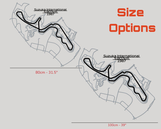 Suzuka International Racing Course Metal Wall Art