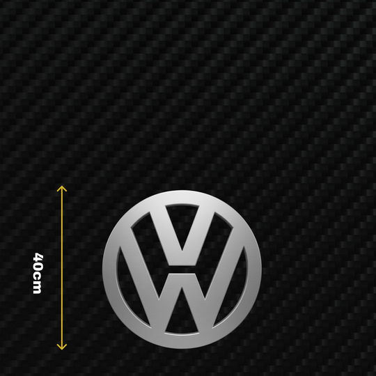 VW Metal Stainless Steel Sign Wall Art