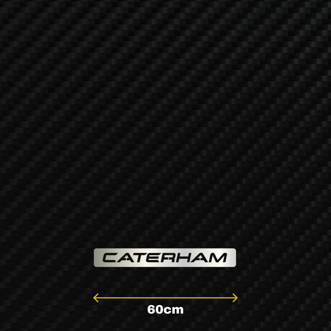 CATERHAM Metal Stainless Steel Sign Wall Art