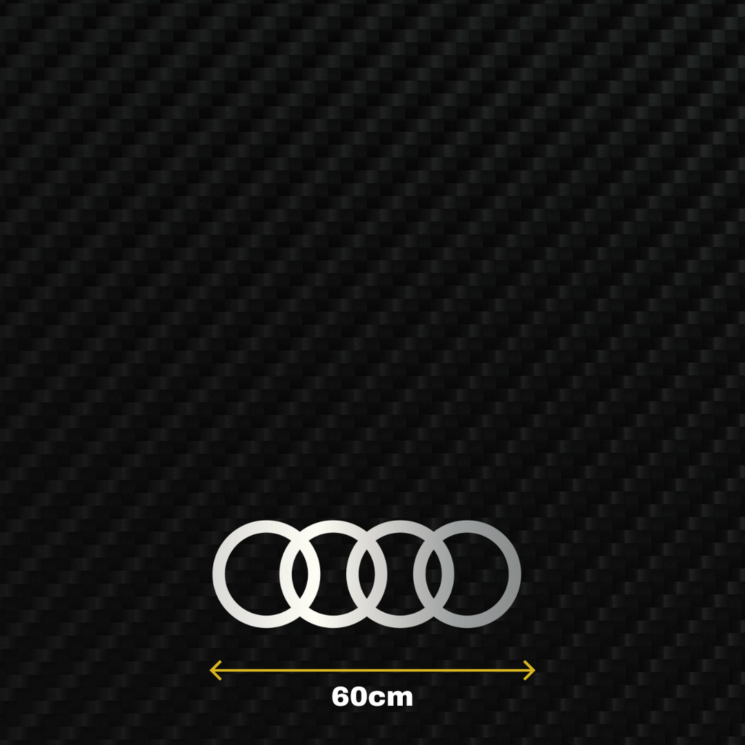 AUDI Metal Stainless Steel Sign Wall Art