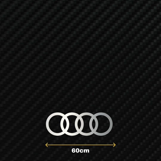 AUDI Metal Stainless Steel Sign Wall Art