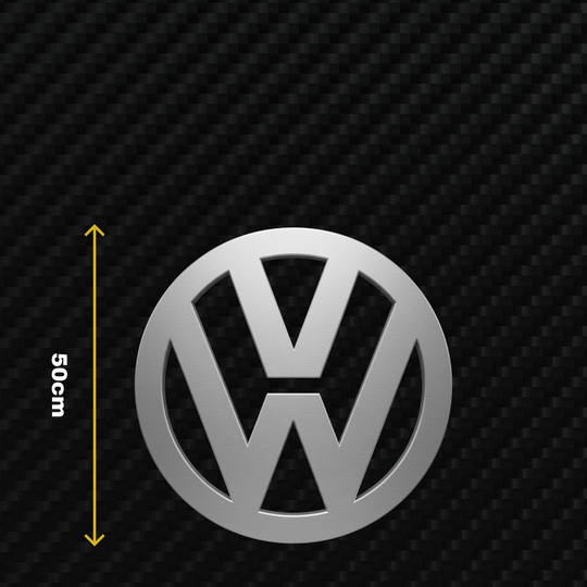 VW Metal Stainless Steel Sign Wall Art