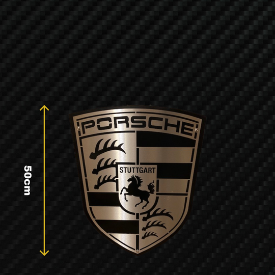 PORSCHE Metal Stainless Steel Sign Wall Art