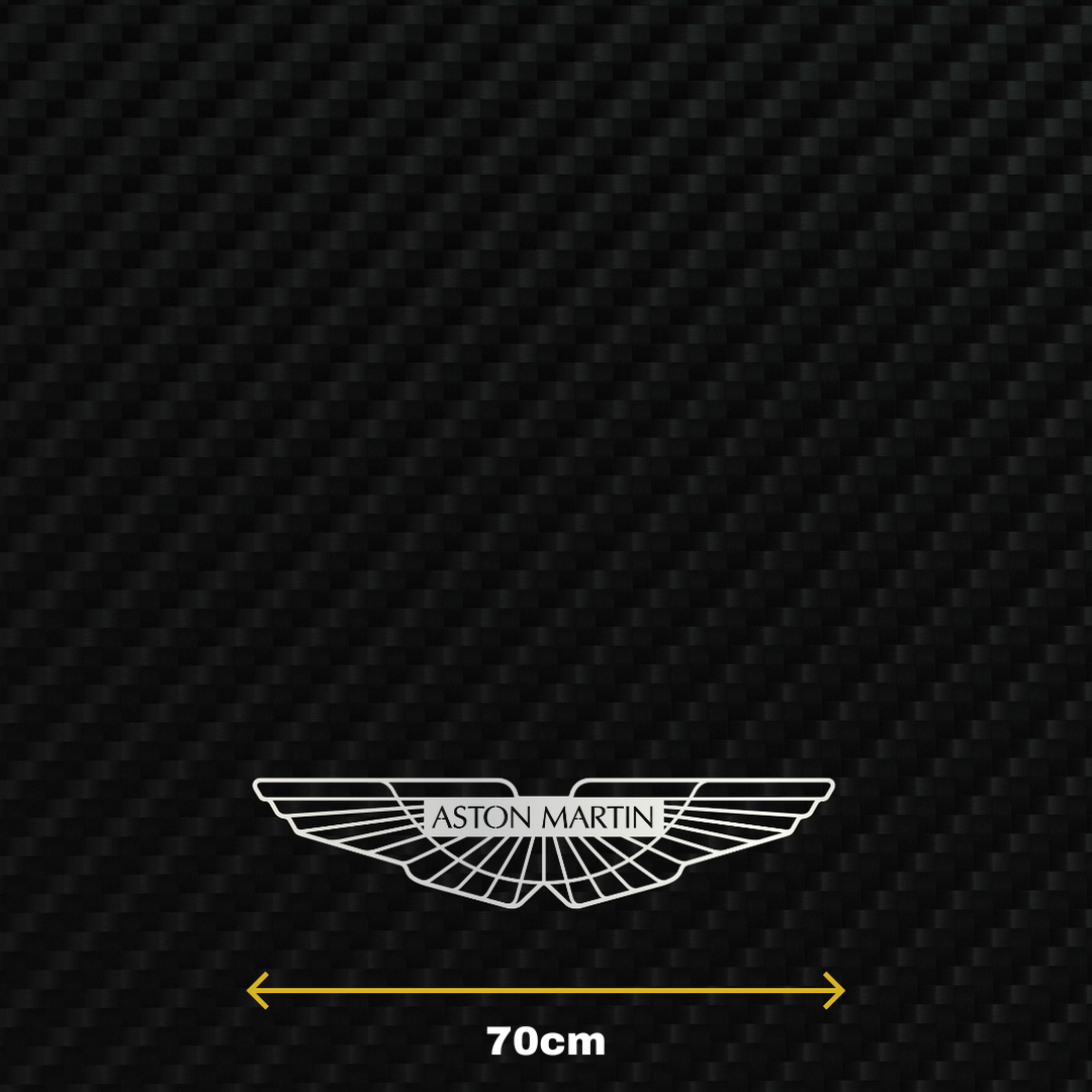 ASTON MARTIN Metal Stainless Steel Sign Wall Art