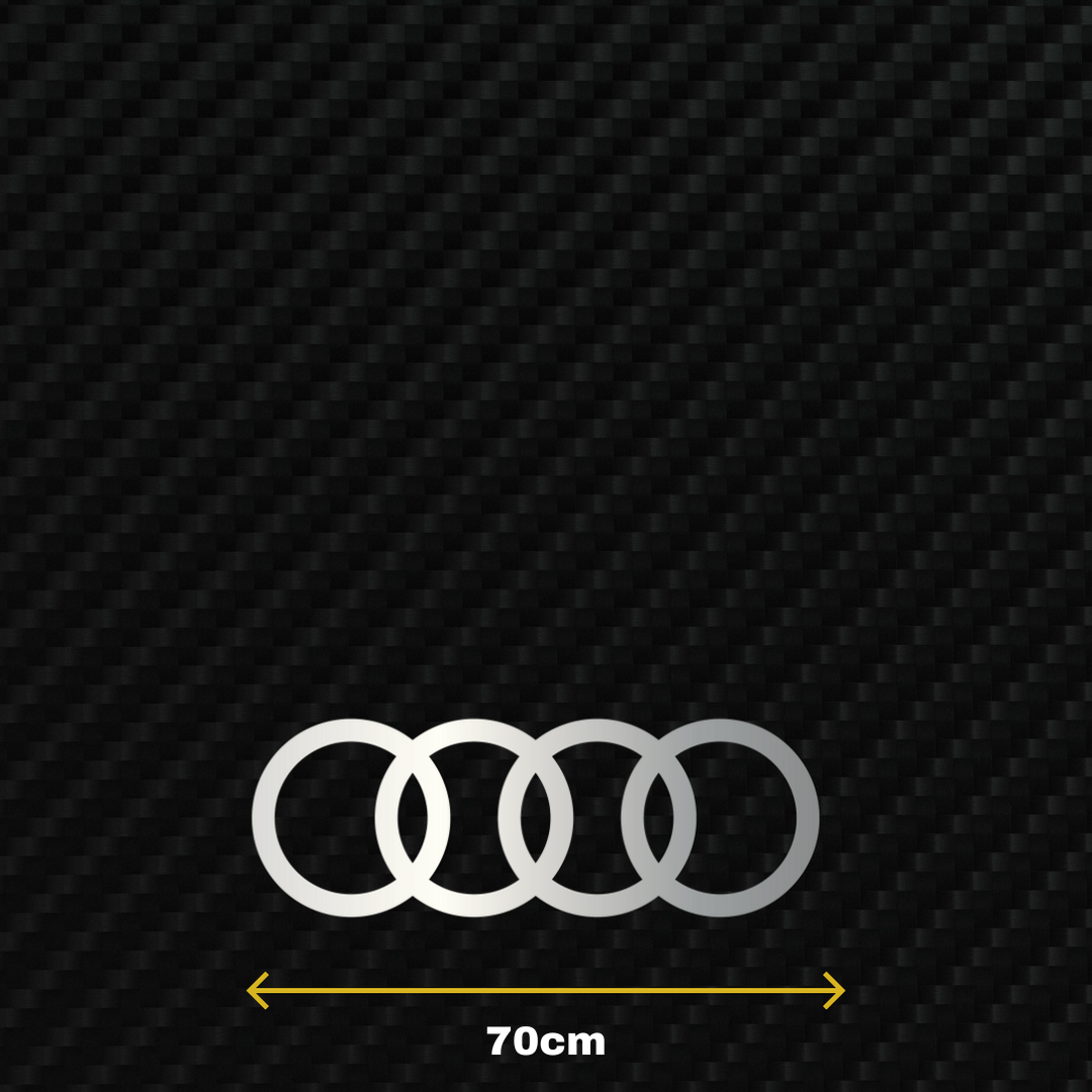 AUDI Metal Stainless Steel Sign Wall Art