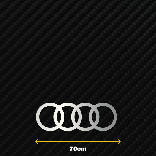 AUDI Metal Stainless Steel Sign Wall Art